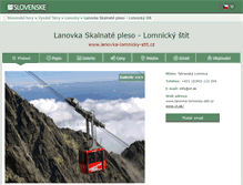 Tablet Screenshot of lanovka-lomnicky-stit.cz
